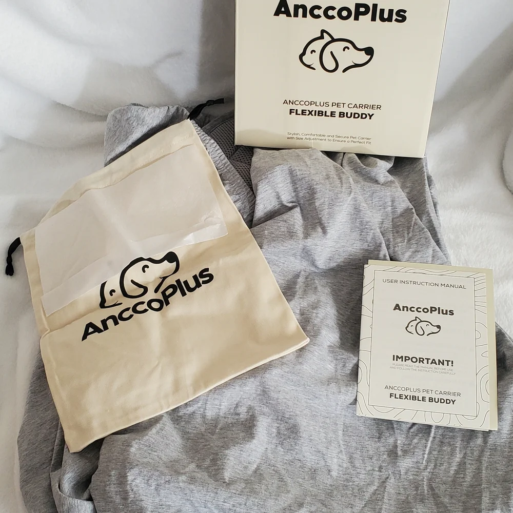 AnccoPlus Small Pet Carrier - Pet Travel, Pet Sling, Dog Backpack, Cat Backpack